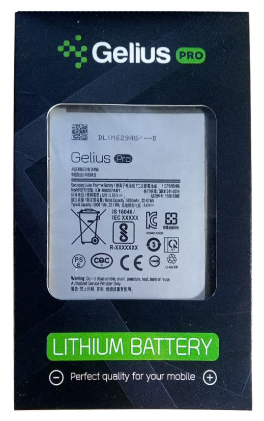 Акумулятор EB-BM207ABY для Samsung M307 (M30s)/M207 (M20s) mAh Gelius Pro, фото 1