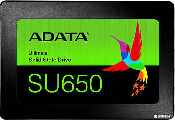 SSD накопичувач внутрішній ADATA Ultimate SU650 120GB SATA III 3D NAND TLC (ASU650SS-120GT-R)