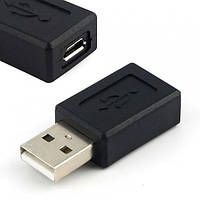 Адаптер переходник Alitek USB 2.0 (папа) на Mini USB (мама)