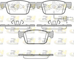 Гальмівні колодки передні для AUDI A4 8K B8, А5 S Line (Пр-во ROADHOUSE) RH 21692.01