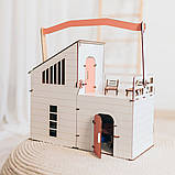 Ляльковий Будиночок DaBo Home LOL для прогулянок із меблями, фото 8