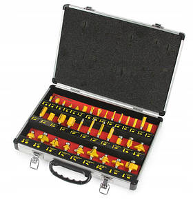 Фрези по дереву на підшипниках Ripper ! 35 штук, 12 мм цанга, Польща