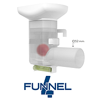 Сухой механический обслуживаемый сифон с воронкой для сбора конденсата Funnel 4. Vecamco. (Италия) Выход 32мм.