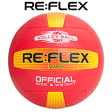 М'яч волейбольний RE:FLEX SMASH, червоно-жовтий