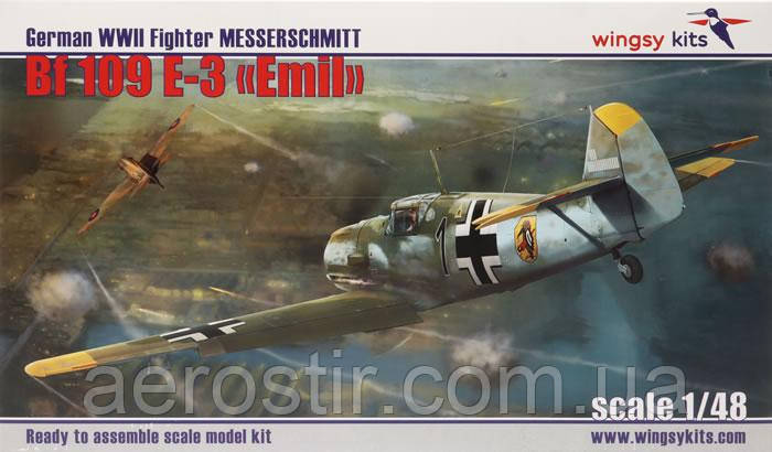 Bf 109E-3 "Emil". 1/48 Wingsy Kits D5-08