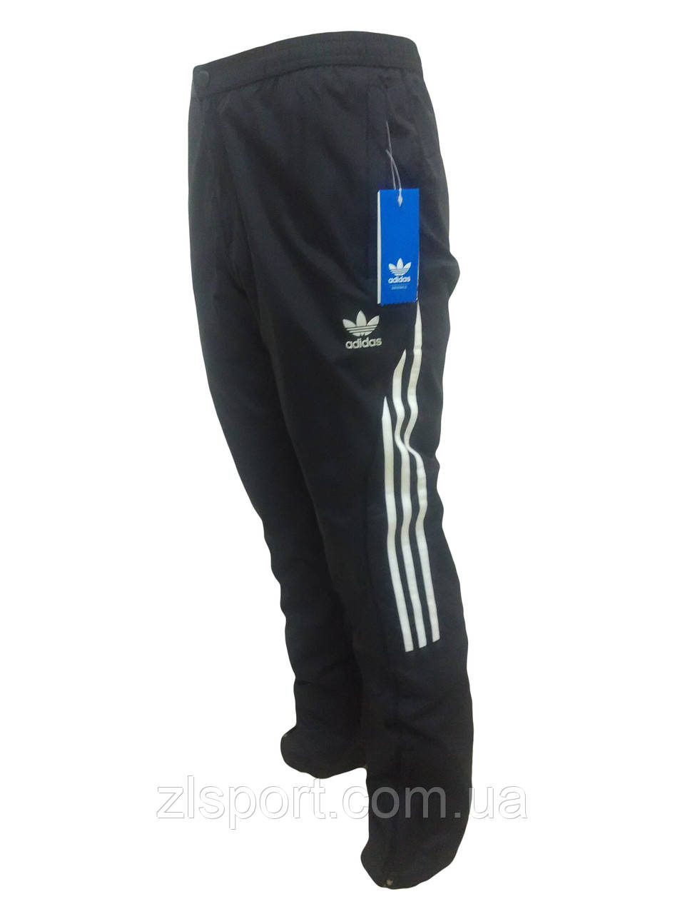 Спортивные штаны (брюки) Adidas черные - фото 1 - id-p239326579