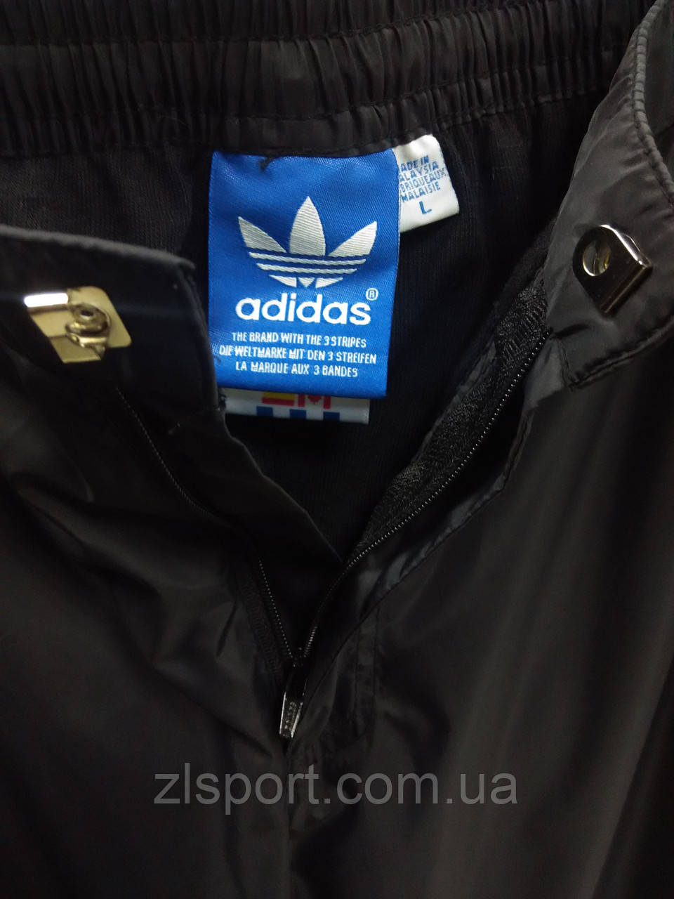 Спортивные штаны (брюки) Adidas черные - фото 5 - id-p239326579