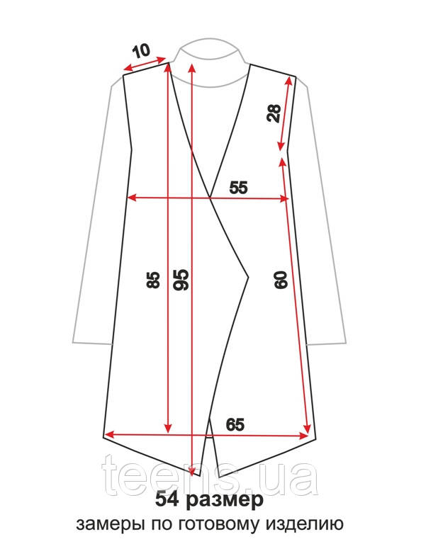 чертеж женского костюма