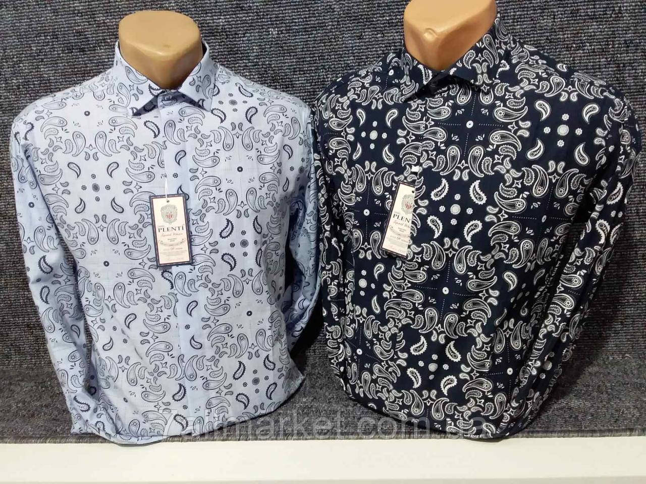 Сорочка чоловіча льон/приталені р-ри S-2XL "ROLADA" недорого від прямого постачальника