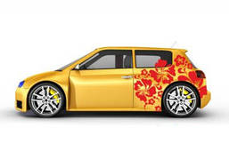 Наклейка на автомобіль «Літо цілий рік» з оракалу