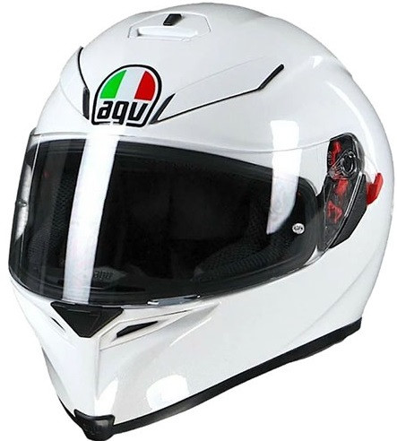 Мотошолом AGV K-5 S білий, MS