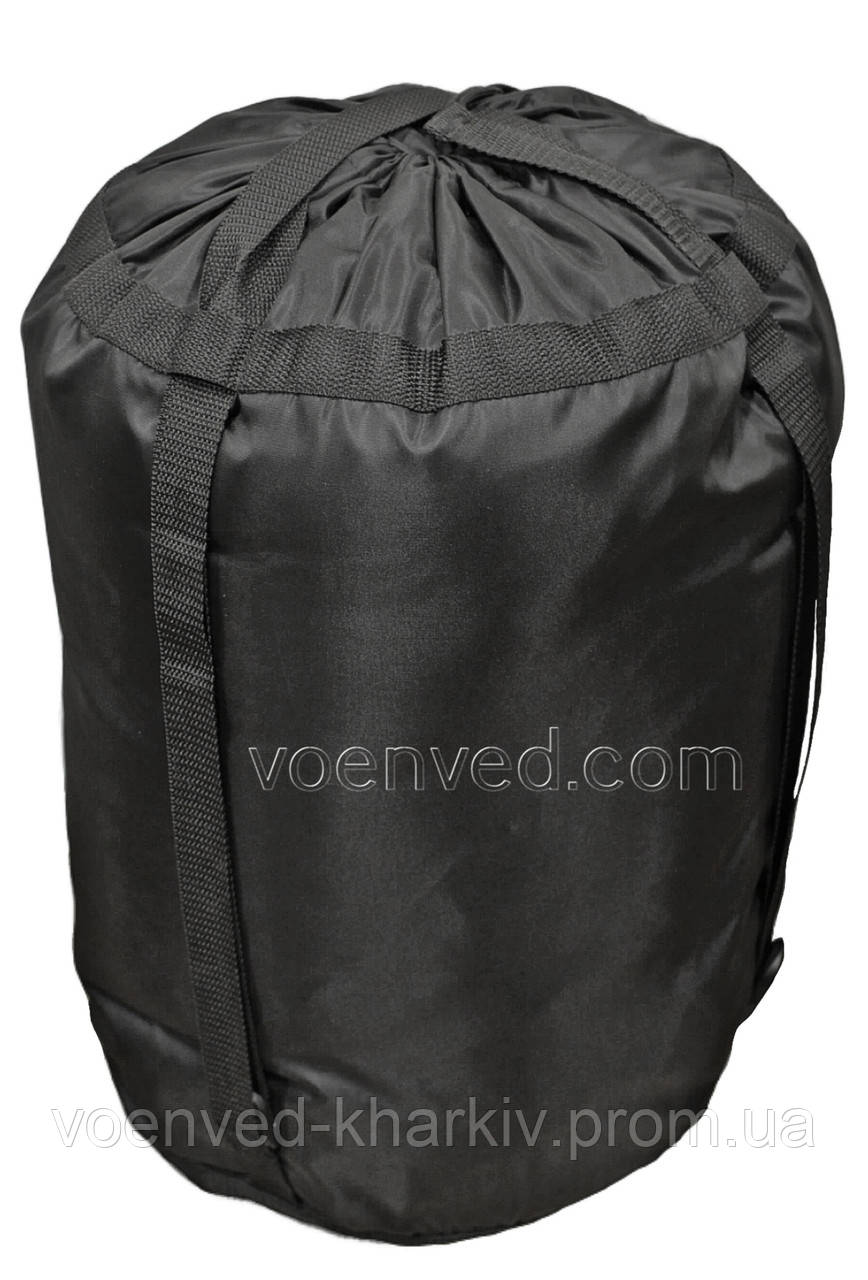 Спальник армійський (Спальний мішок) "Кіборг" ЗСУ статутний чорний, фото 1