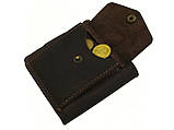 Чоловічий гаманець гаманець GS шкіряний коричневий, фото 3