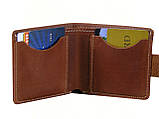 Жіночий гаманець портмоне GS коньячний, фото 4