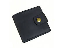 Чоловічий гаманець гаманець GS шкіряний чорний