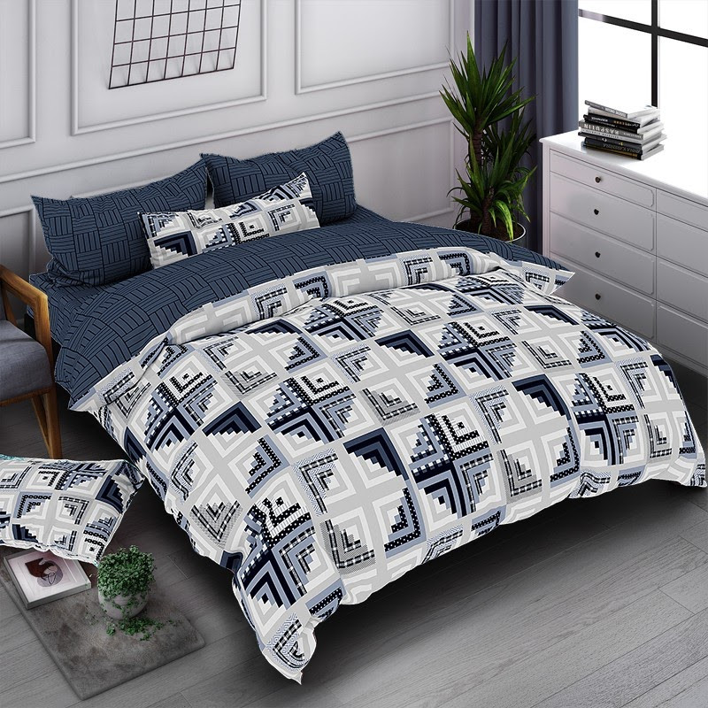 Евро розмір постільна білизна бязь «Ромби», фото 1