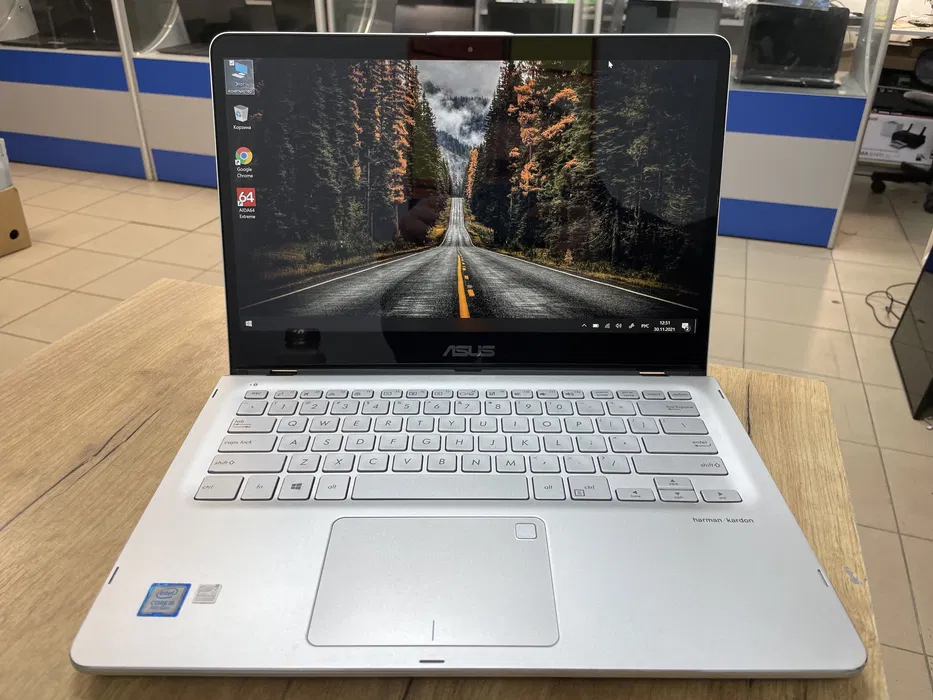 Ноутбук Asus Q405 X360 14 FHD IPS core i5 8250U/8gb/1Tb HDD