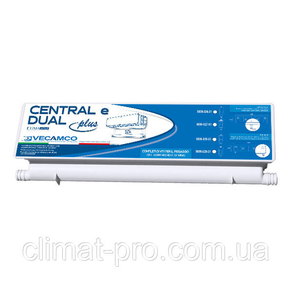 Монтажний короб для збирання конденсату з 2 виходами DUAL PLUS 430X108X65MM, фото 1