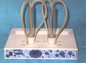 Аппарат для приготовления синглетно-кислородной смеси МИТ-С (коктейлей) та проведения ингаляций двухканальный - фото 1 - id-p19271348