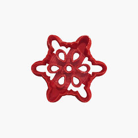 3D форми для пряників — Вирубка "Сніжинка"