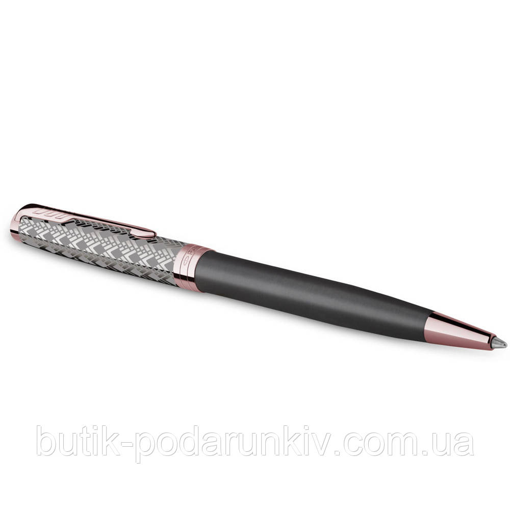 Шариковая ручка Parker SONNET 17 Metal & Grey Lacquer PGT BP 68 232 - фото 2 - id-p1525120614