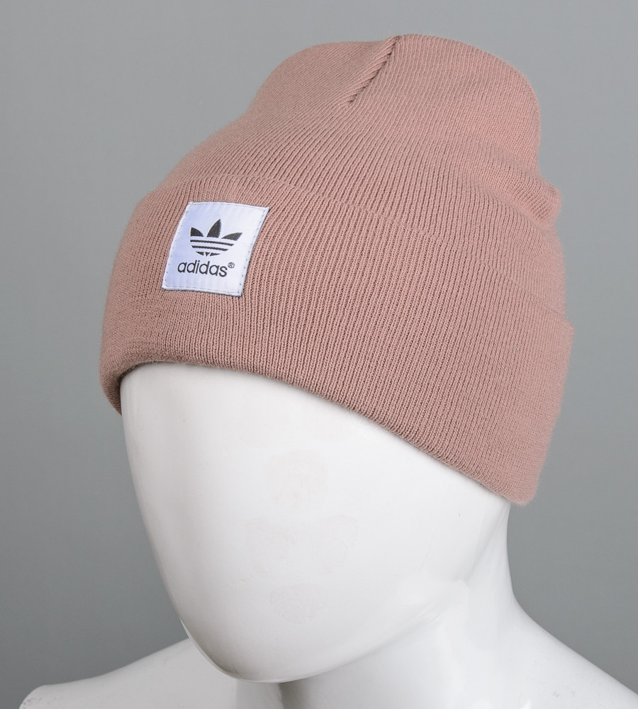 Шапка молодіжна "Ріжки" Adidas (m20), Темна пудра