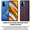 Чохол книжка з натуральної шкіри протиударний магнітний для Xiaomi POCO F3 "JACOSA", фото 3