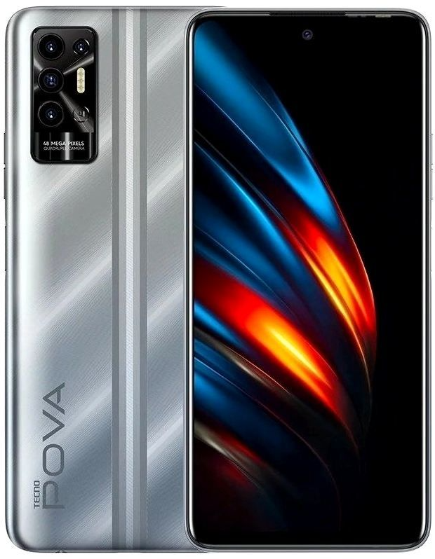 Tecno Pova-2 (LE7n) 4/128Gb NFC Polar Silver Гарантія 1 рік