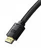 Кабель перехідник Baseus High Definition Series HDMI - HDMI 8K чорний в обплетенні 3 м (CAKGQ-L01), фото 3