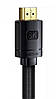 Кабель перехідник Baseus High Definition Series HDMI - HDMI 8K чорний в обплетенні 3 м (CAKGQ-L01), фото 7
