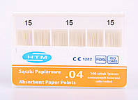 Штифты бумажные конусные НТМ №15 04 100шт