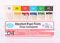 Штифты бумажные конусные НТМ №30 04 100шт