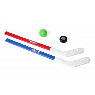 Дитячий набір для гри в хокей ТехноК 5569 ключки м'яч шайба іграшка для дітей