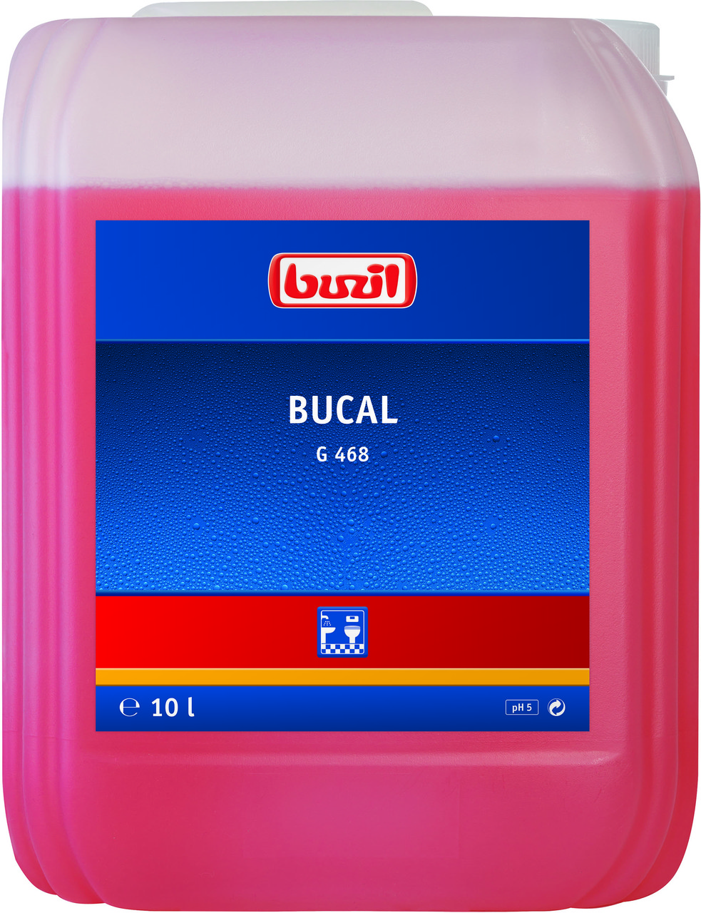 Безкислотний засіб Buzil G468 Bucal для чищення сантехніки 10 л
