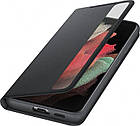 Оригінальний чохол Samsung Clear View Cover Black для Galaxy S21 SM-G991, фото 4