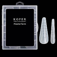 Верхні форми (тіпси) KOPER для нарощування полигелем 120шт./уп. Стилет №90