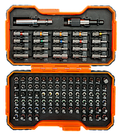 Набор BAHCO 59/S100BC отвёрточных вставок (бит) 1/4" и магнитный держатель, 100 шт.