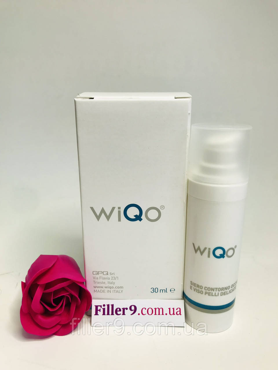 WIQOmed Eye Contour and Facial Serum for Delicate Skin Сироватка для контуру очей і чутливої шкіри