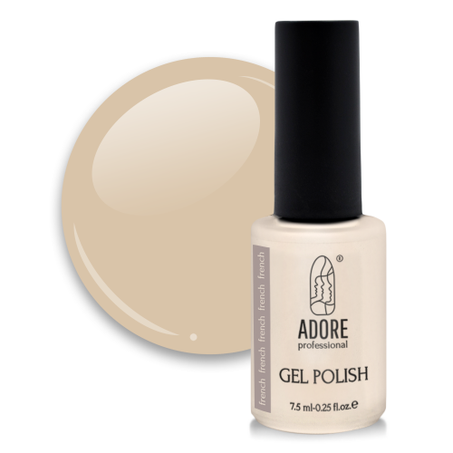 Гель-лак для нігтів ADORE French Gel Polish F-02 Bone 7.5 мл, фото 1
