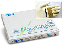 Набір паличок ламінарії «Юнона» 6 шт (3 середні, 3 великі) (для розш. шийки матки)