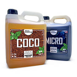 2 х 3 л Coco Kit — Комплект добрив для вирощування в кокосовому субстраті