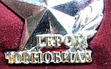 Знак Герой Чорнобиля з доком. 1 тип. и257, фото 3