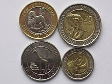 Кенія 4 монети 2018 фауна