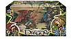 Набір драконів для дітей від 3 років 2 види 5 елементів З крилами У коробці 4 дракони Безпечний Q 9899-403, фото 2
