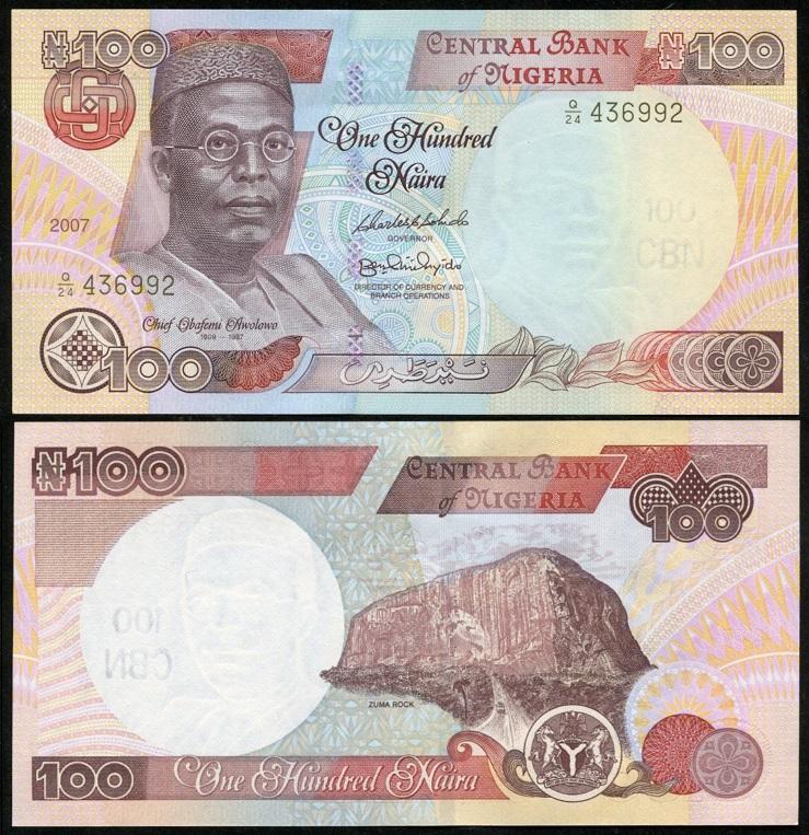 Нігерія 100 найра 2011 UNC