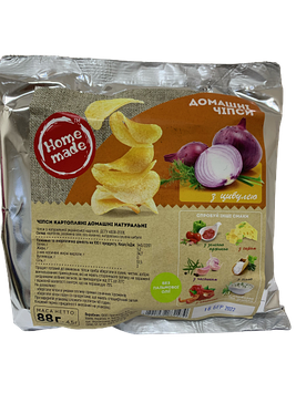 Чіпси картопляні з цибулею Home made, 67 г