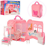 Мебель для куклы Спальня Gloria в чемодане 9988