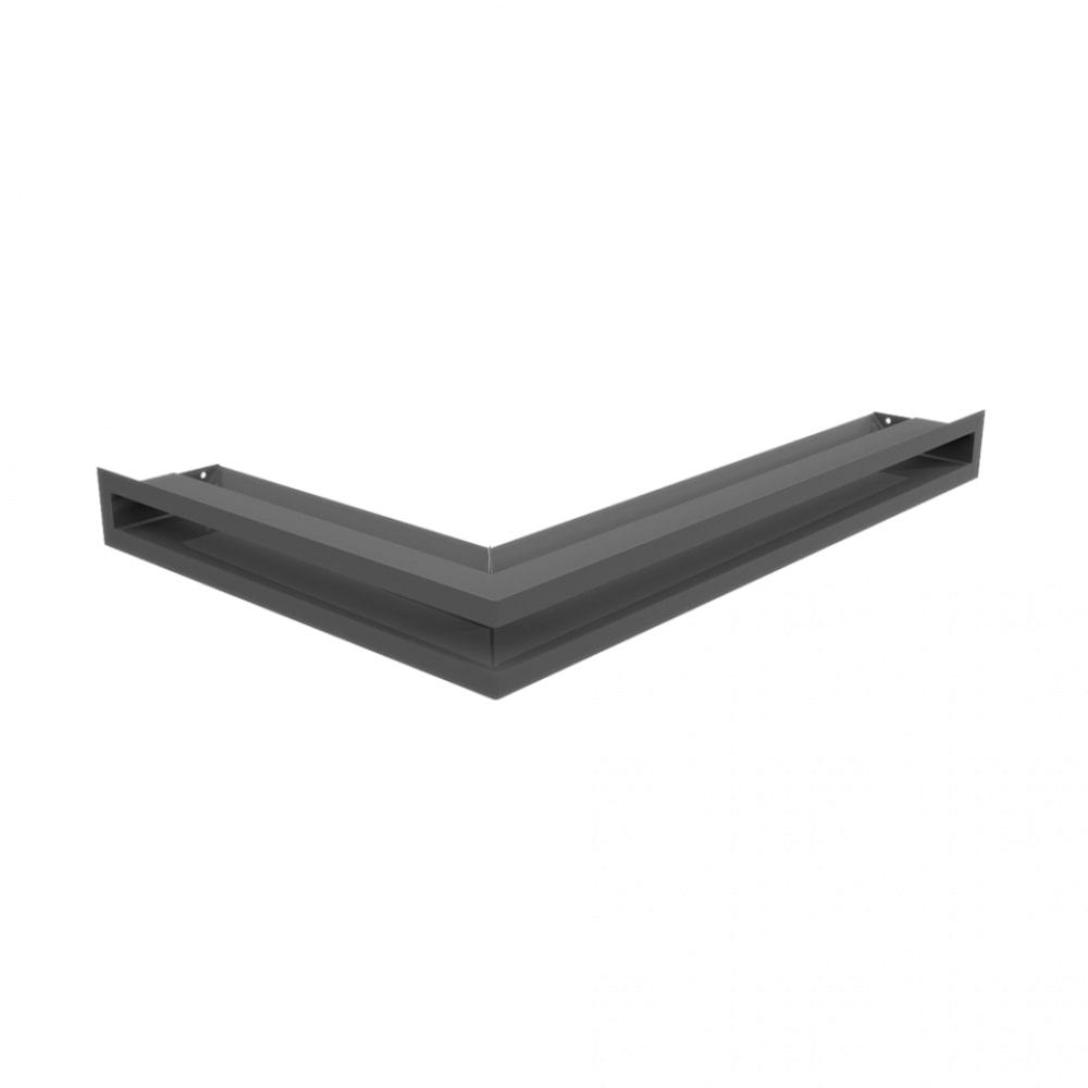 Решітка Kratki Luft графітова кутова права 40x60x6, фото 1