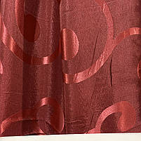 Жакардова тканина бордового кольору, висота 2,8 м (С30-7), фото 4