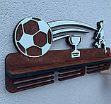 Медальниця футбол, полиця для медалей, фото 2